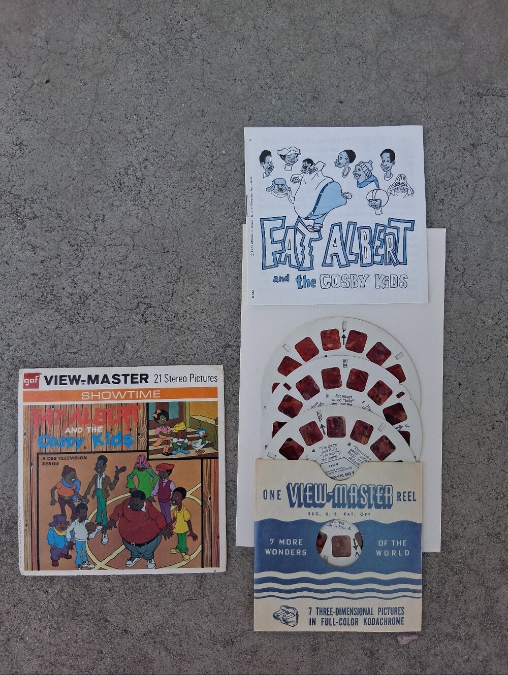 Fat Albert Showtime Vintage Reel Set - Blue & Red